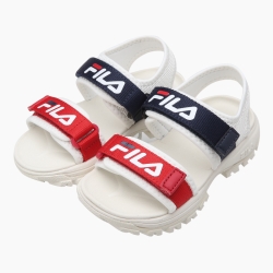 Fila Tracer Kd - Poikien Sandaalit - Valkoinen/Punainen | FI-75571